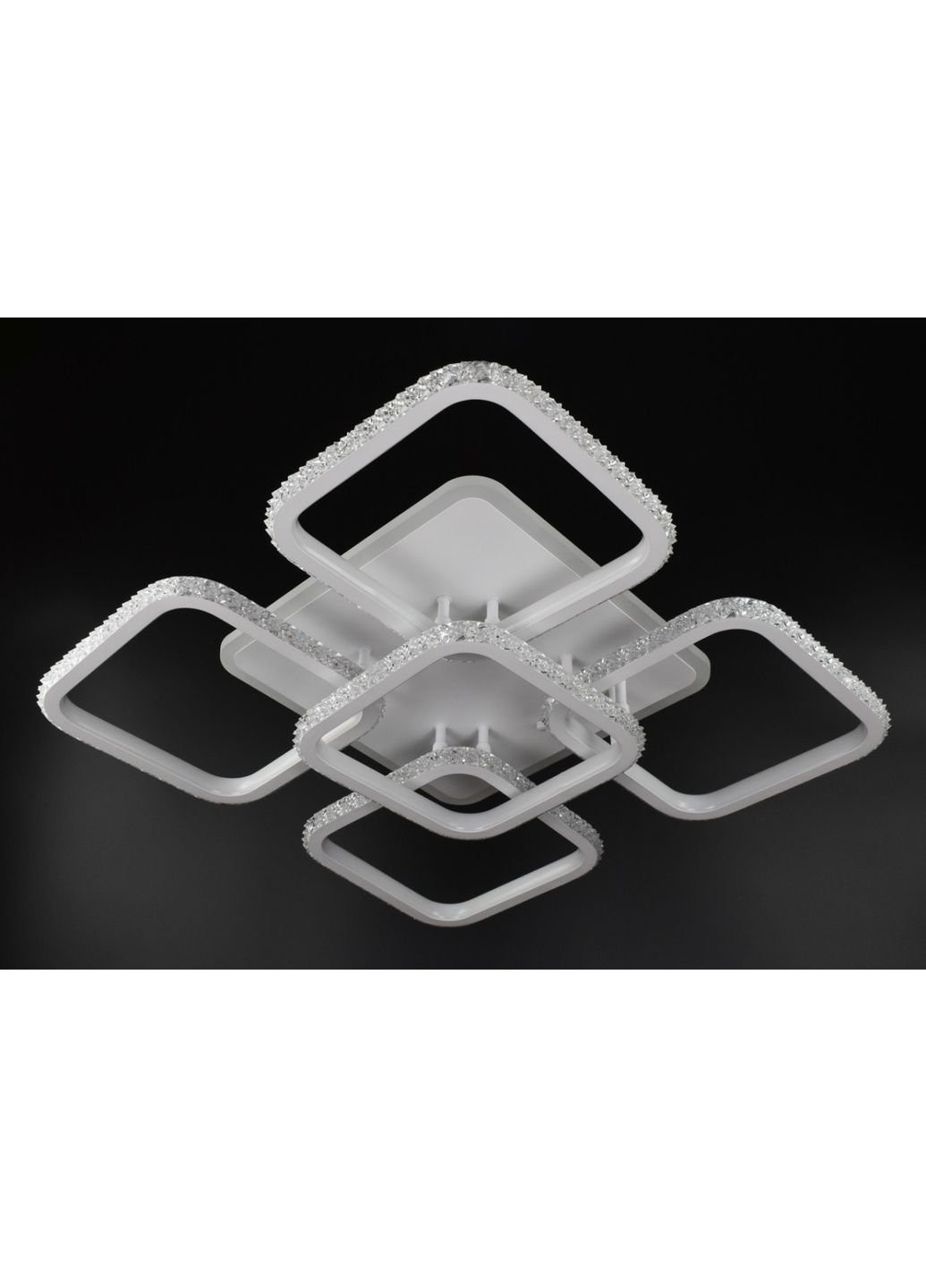 Люстра стельова LED A77073/4+1L-rgb-wh Білий 12х55х55 см. Sunnysky (253629847)