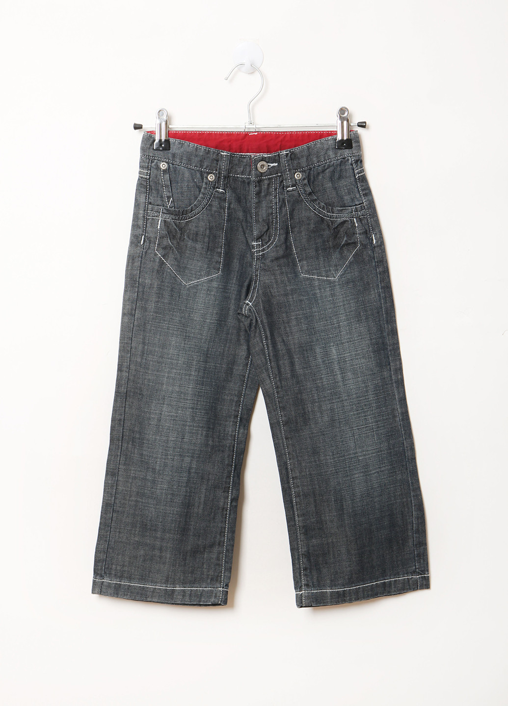 Серые демисезонные прямые джинсы Coccodrillo