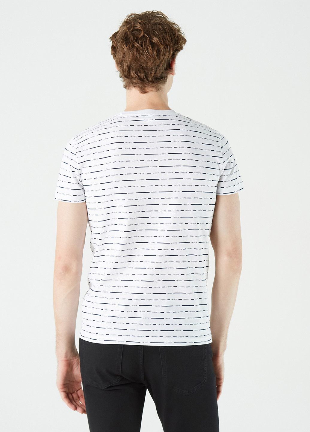 Белая футболка Lacoste