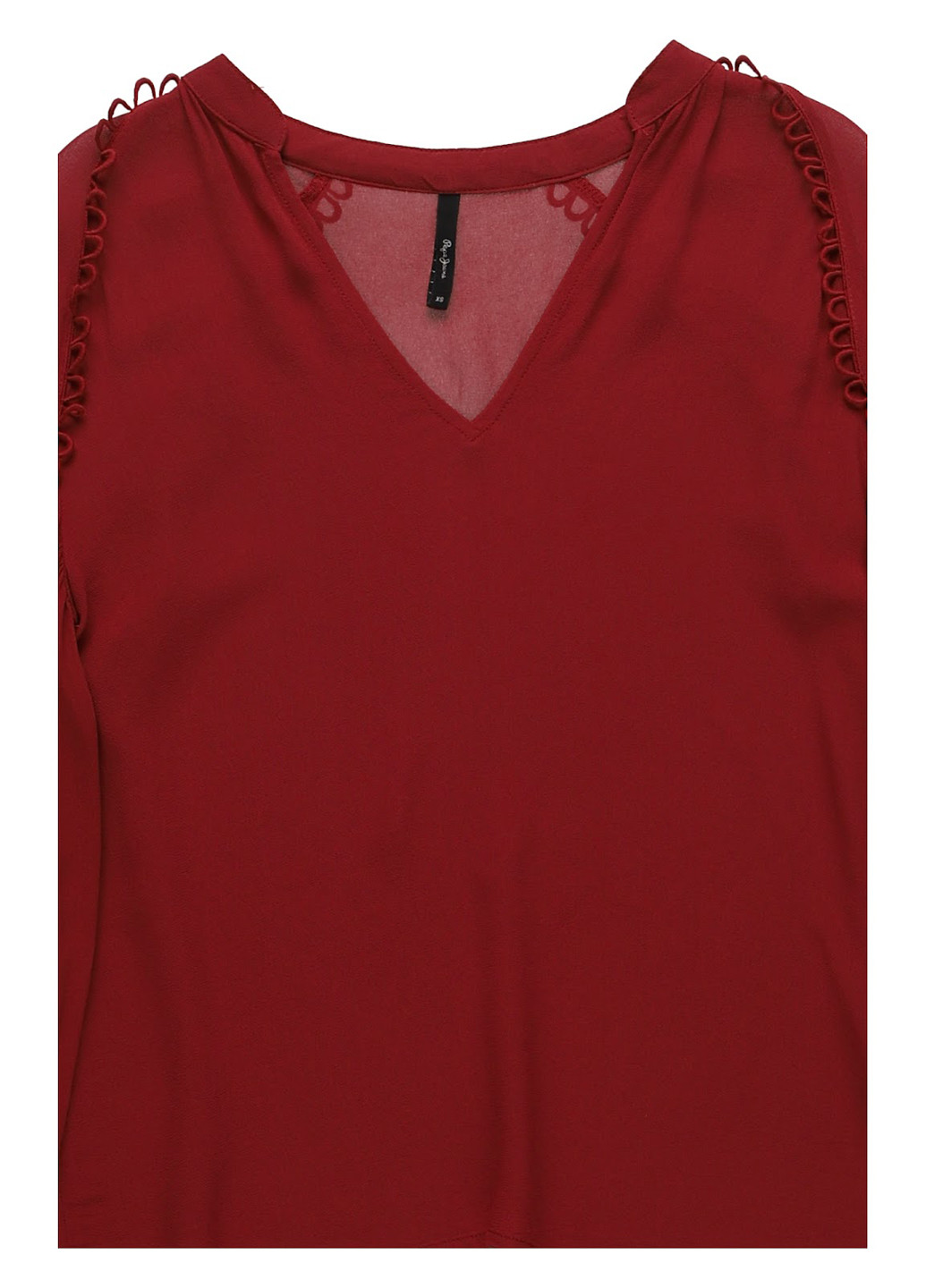 Вишнёвая блуза Pepe Jeans