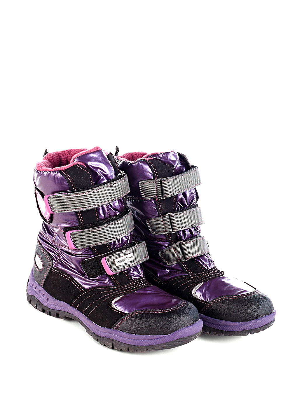 Фиолетовые кэжуал осенние ботинки Woolf