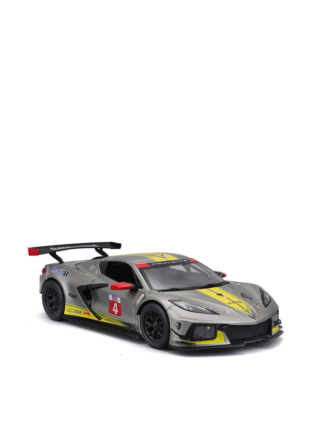 Автомодель Chevrolet Corvette C8.R, 12,45х24,2х10,2 см Bburago (292952083)