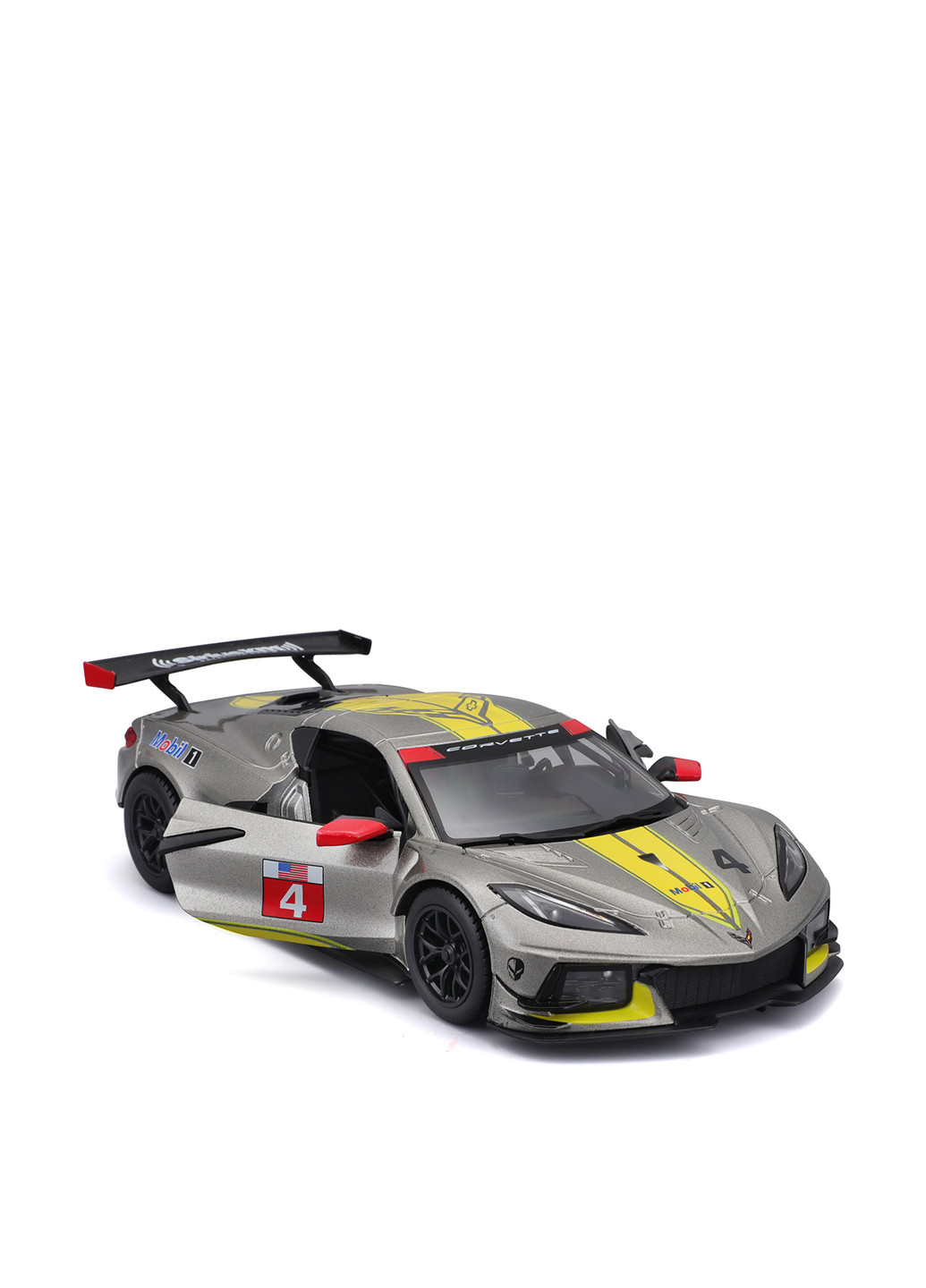 Автомодель Chevrolet Corvette C8.R, 12,45х24,2х10,2 см Bburago (292952083)