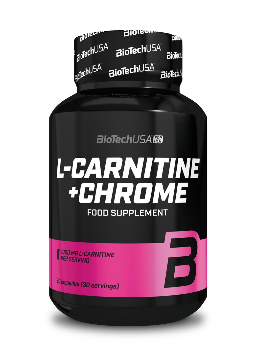 Л-карнітин + хром BioTech L-Carnitine + Chrome (60 капс) біотеч Biotechusa (255363730)