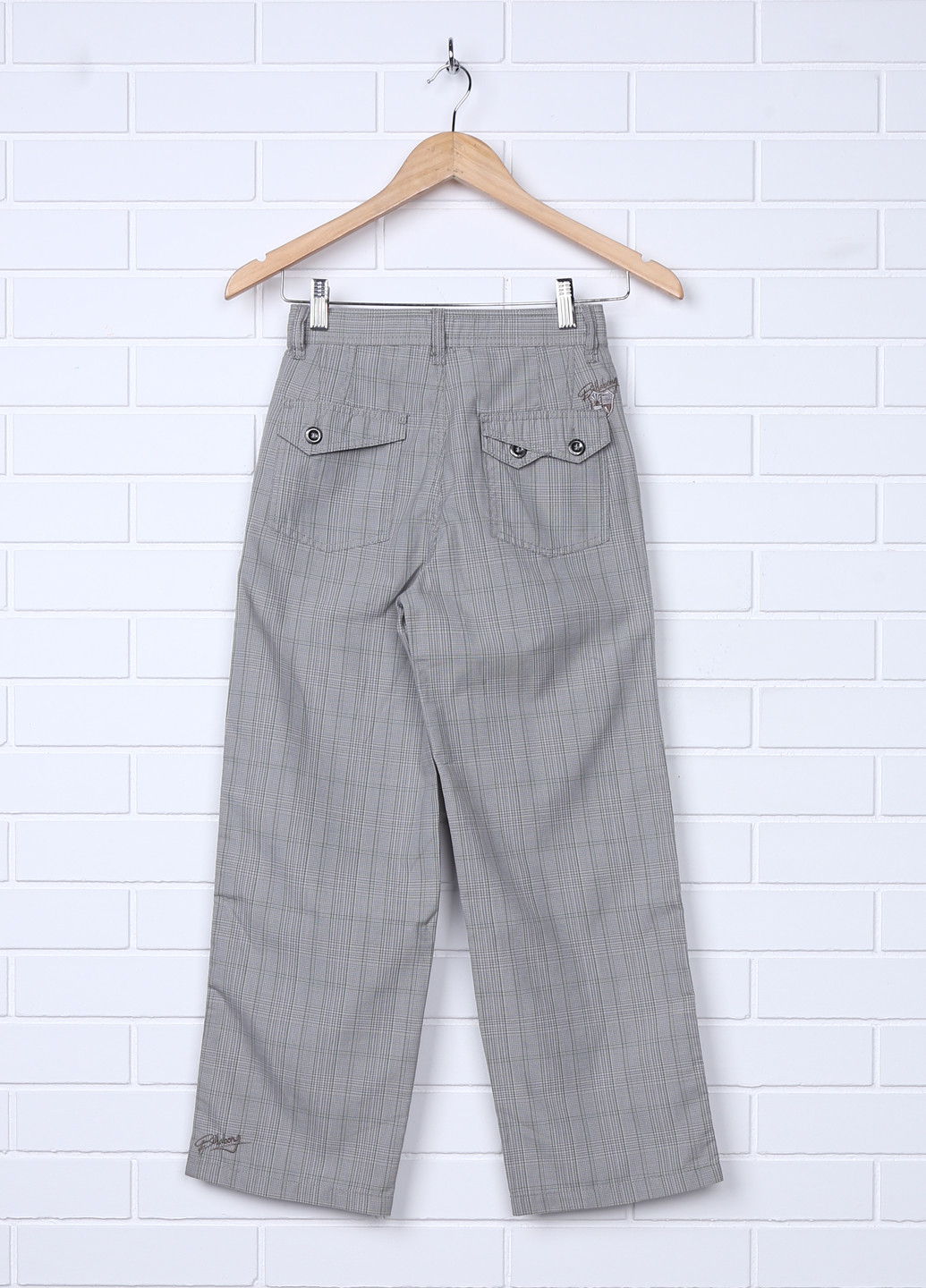 Серые кэжуал демисезонные брюки со средней талией Billabong