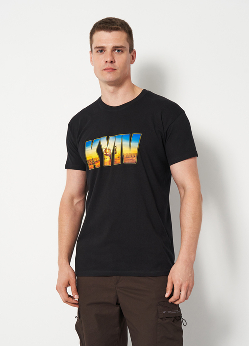 Черная футболка Sol's