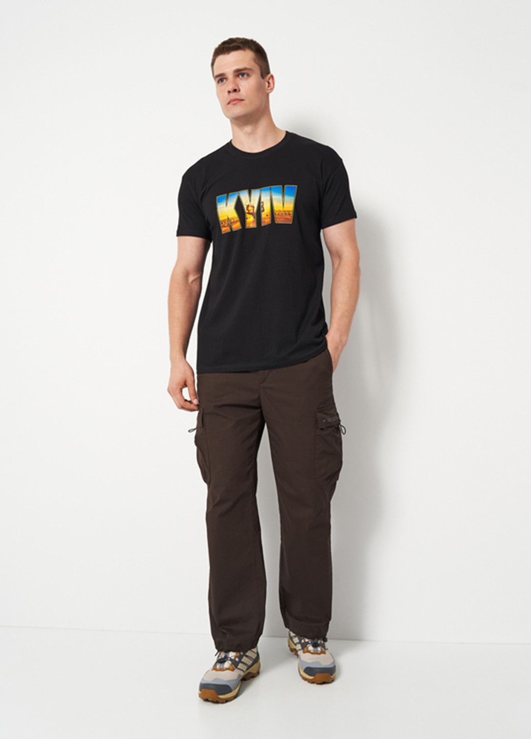 Черная футболка Sol's