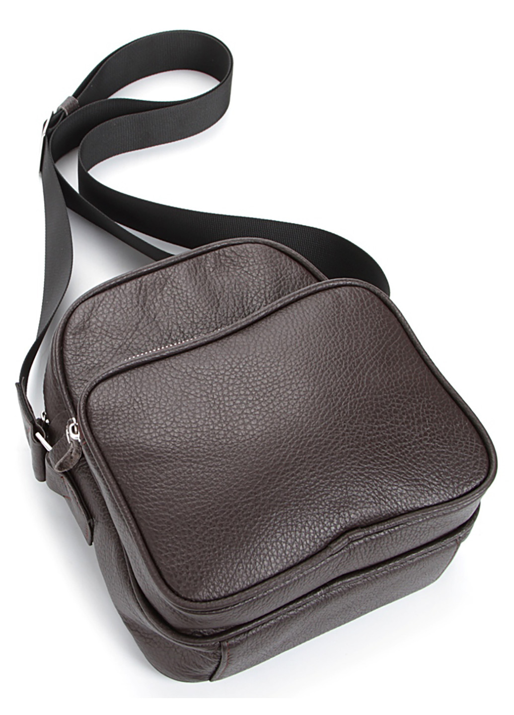 Чоловіча шкіряна сумка 20х23х7-11 см Shvigel (252126825)