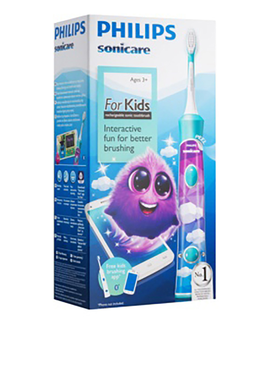 Электрическая зубная щетка Philips электрическая зубная щетка for kids (110184677)