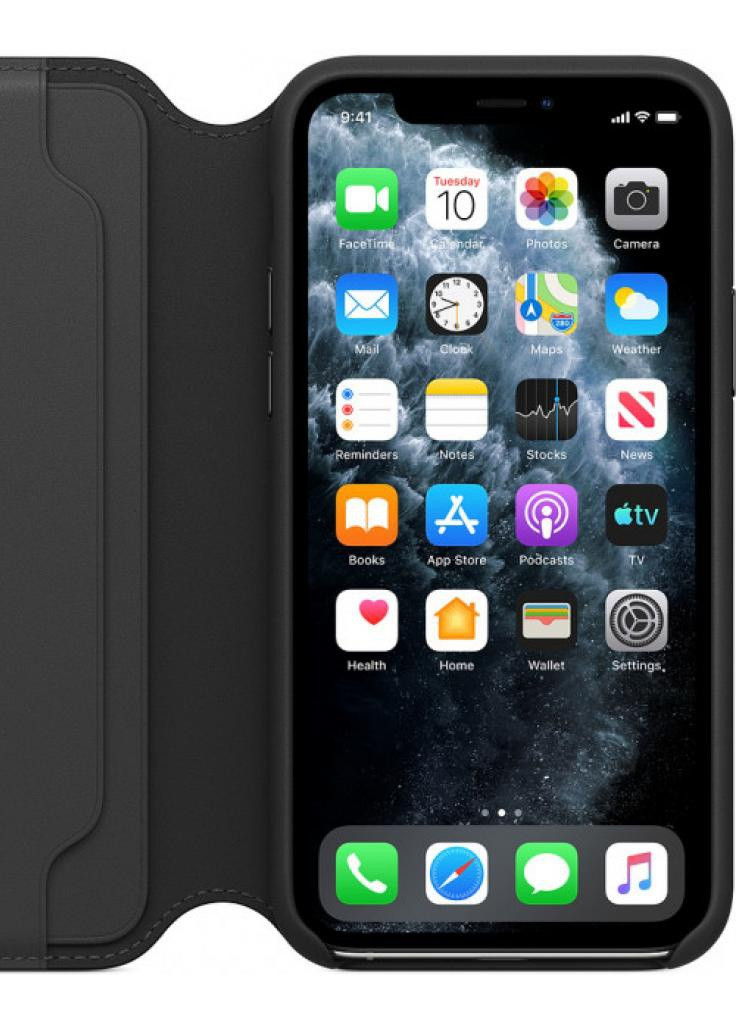 Чохол для мобільного телефону (смартфону) iPhone 11 Pro Leather Folio - Black (MX062ZM / A) Apple (201491969)