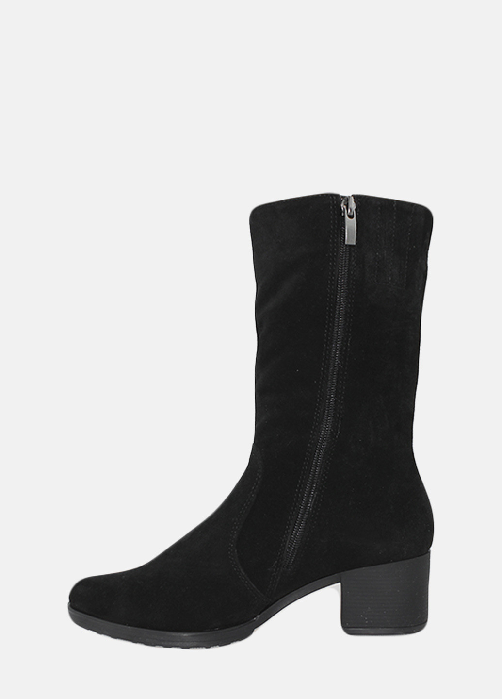 Зимние ботинки ral6127-11 черный Alvista из натуральной замши