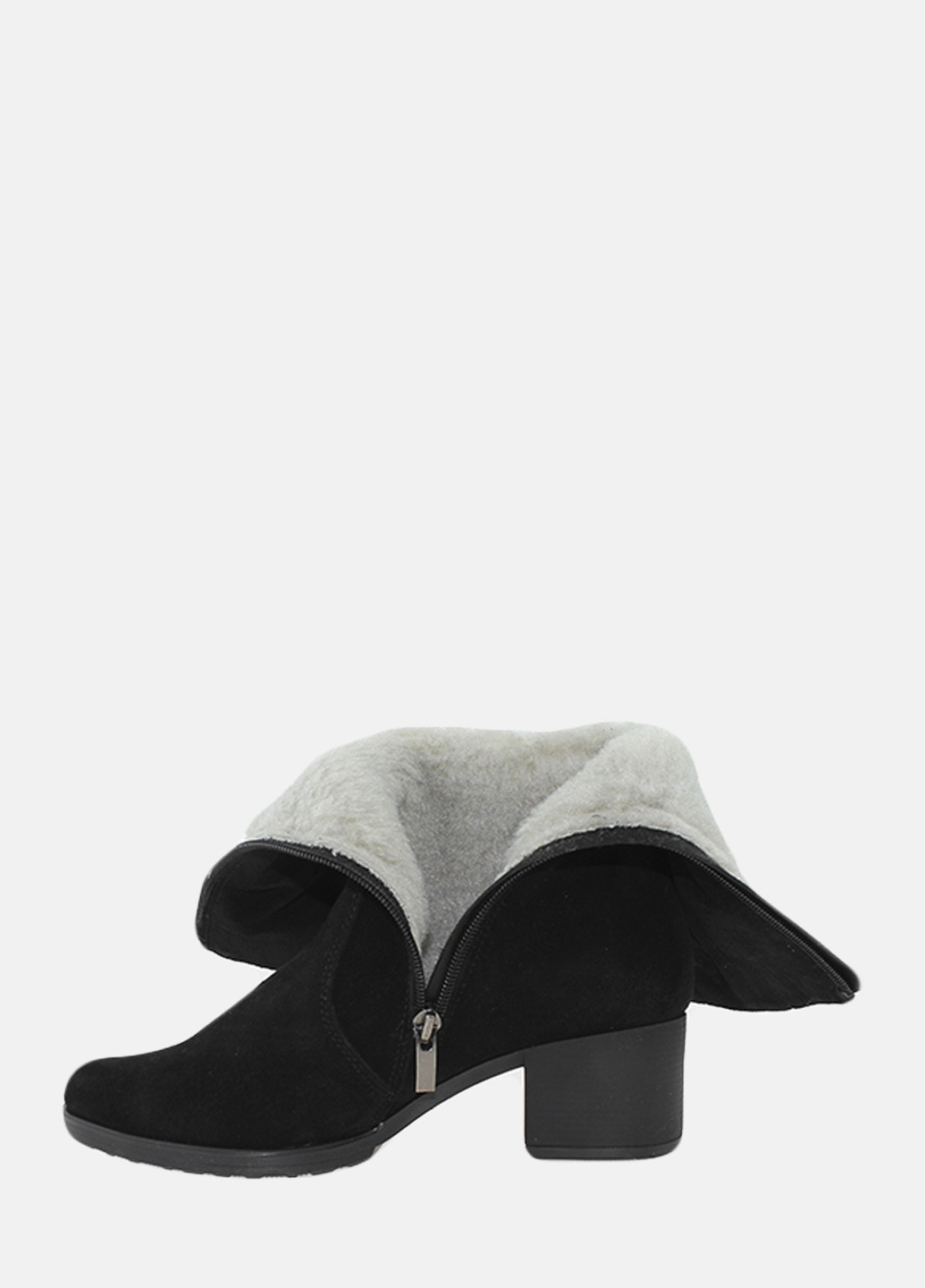 Зимние ботинки ral6127-11 черный Alvista из натуральной замши