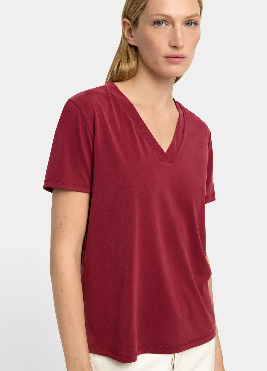 Бордовая блуза Parfois