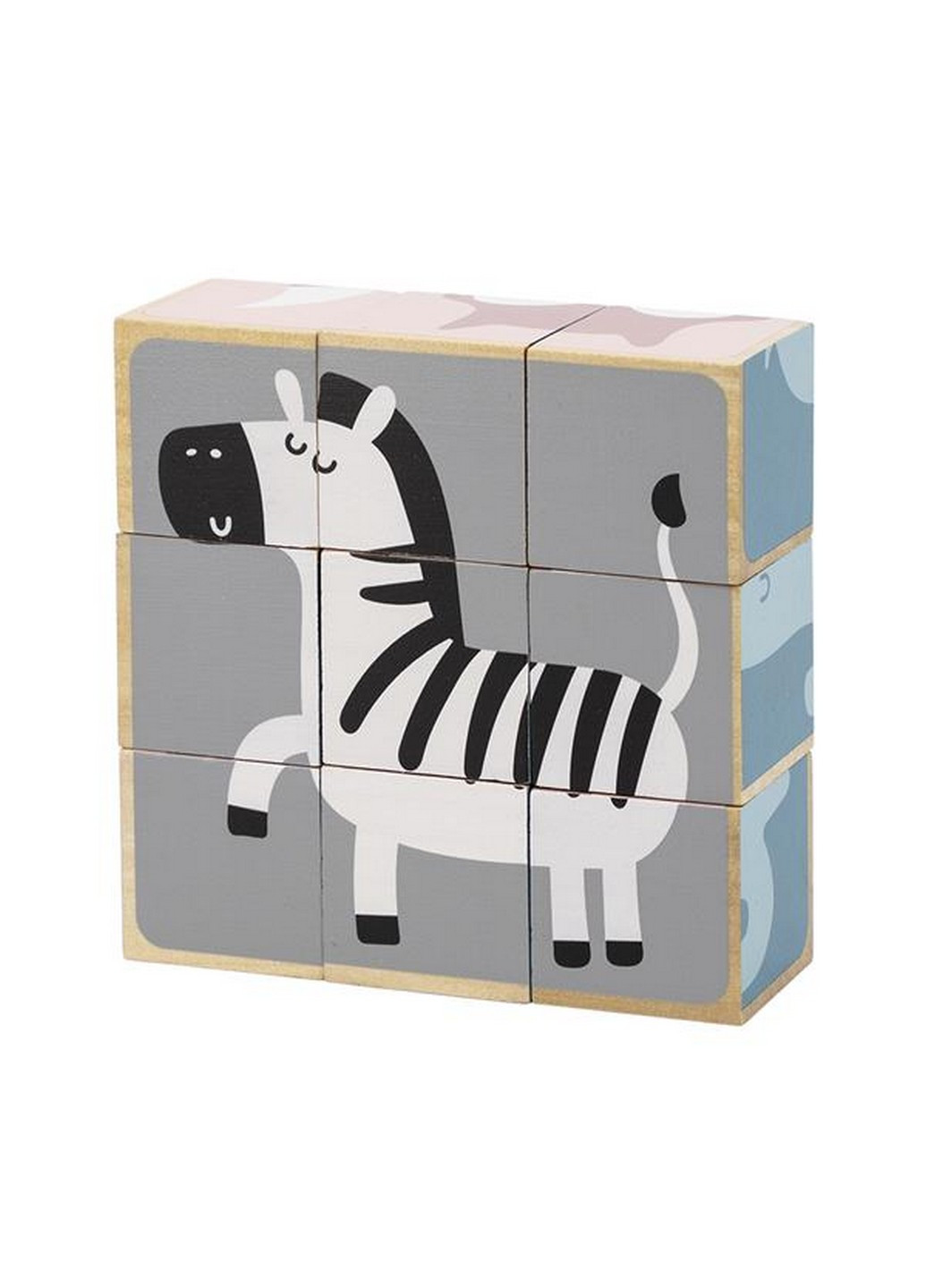 Деревянные кубики-пазл Зверята Viga Toys (205832006)