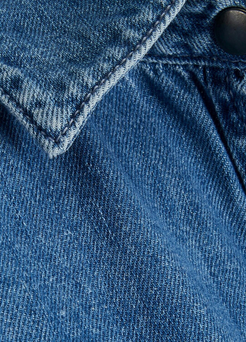 Синяя джинсовая рубашка однотонная JJXX