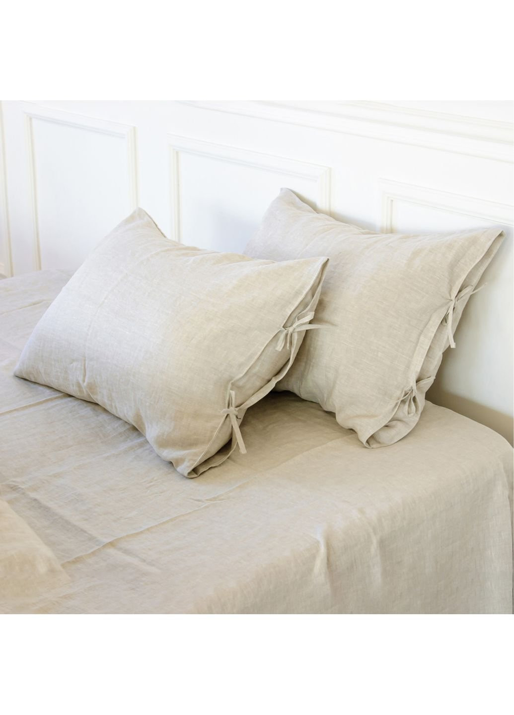 Наволочка Лен Natural Linen 60х60 Grey sky (2200005372234) Mirson (254083377)