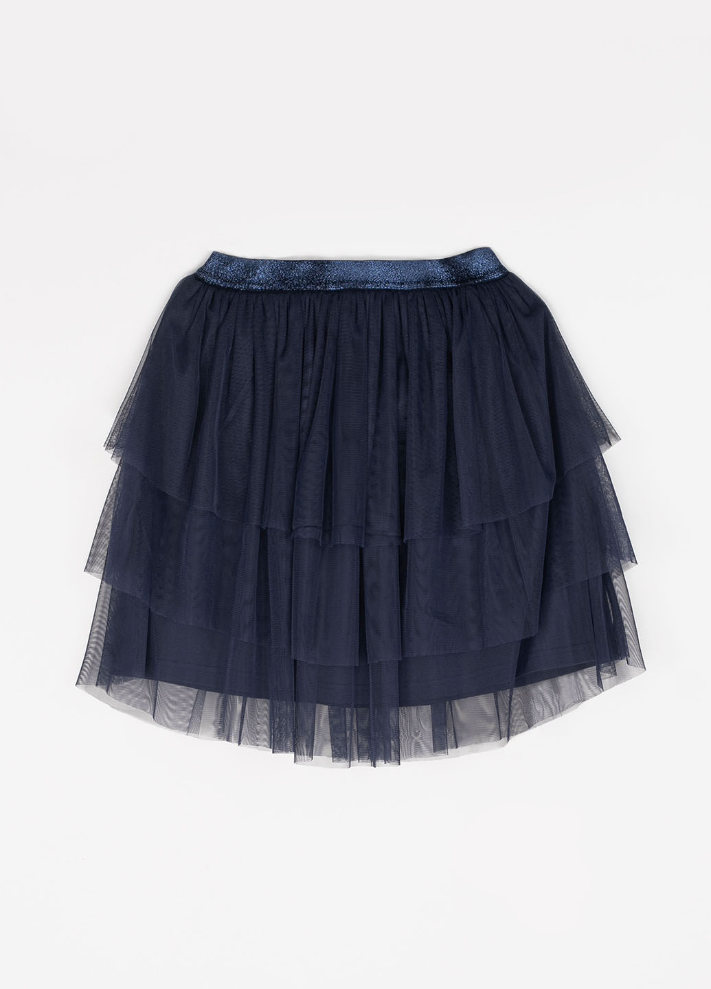 Темно-синяя праздничный однотонная юбка Coccodrillo пышная
