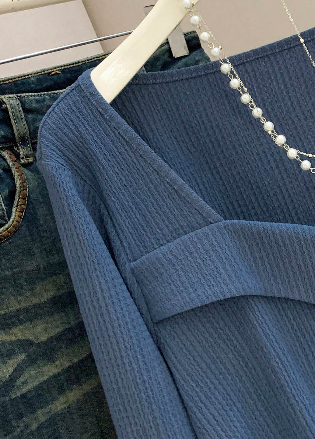 Синіти блуза SHEIN