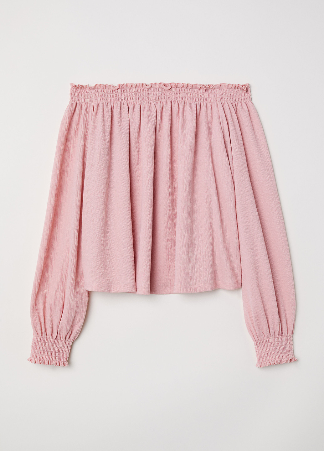 Бледно-розовая летняя блуза H&M