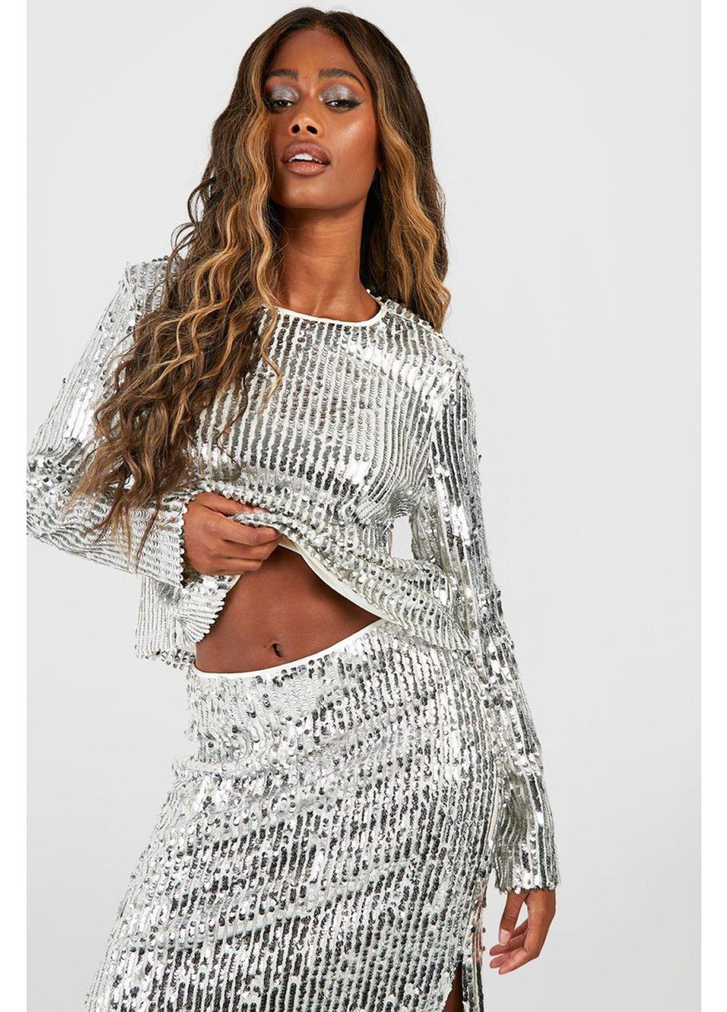 Кремовая блуза Boohoo