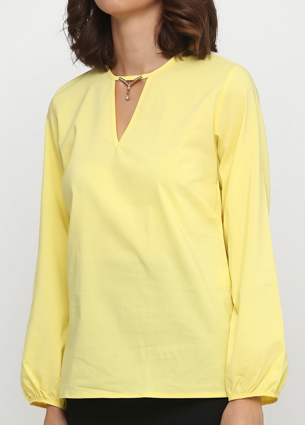Желтая демисезонная блуза Adelin Fostayn