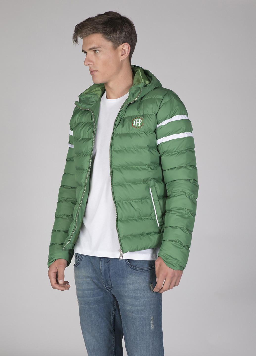 Зеленая зимняя куртка Felix Hardy