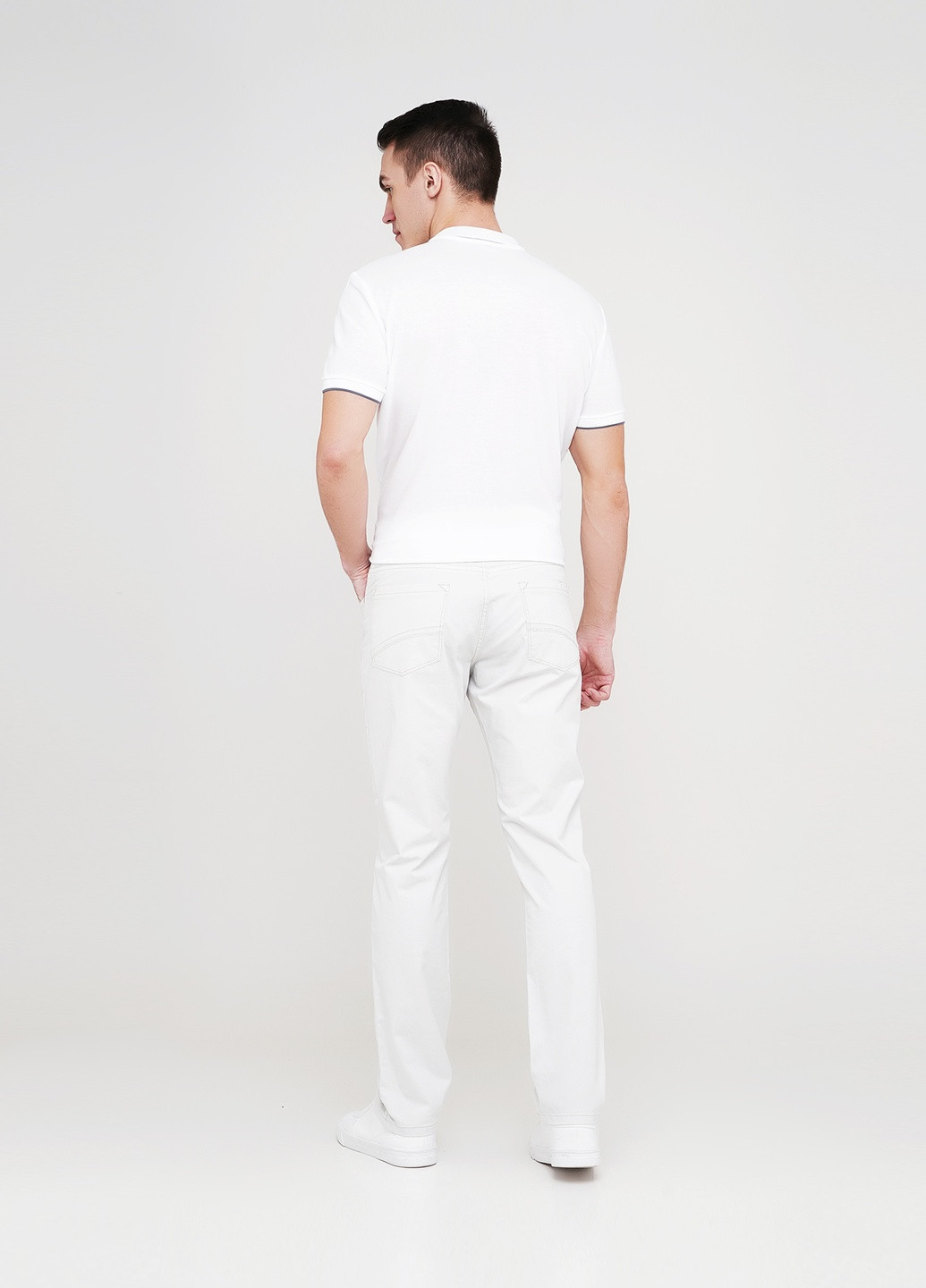 Белые классические демисезонные брюки Lagrand