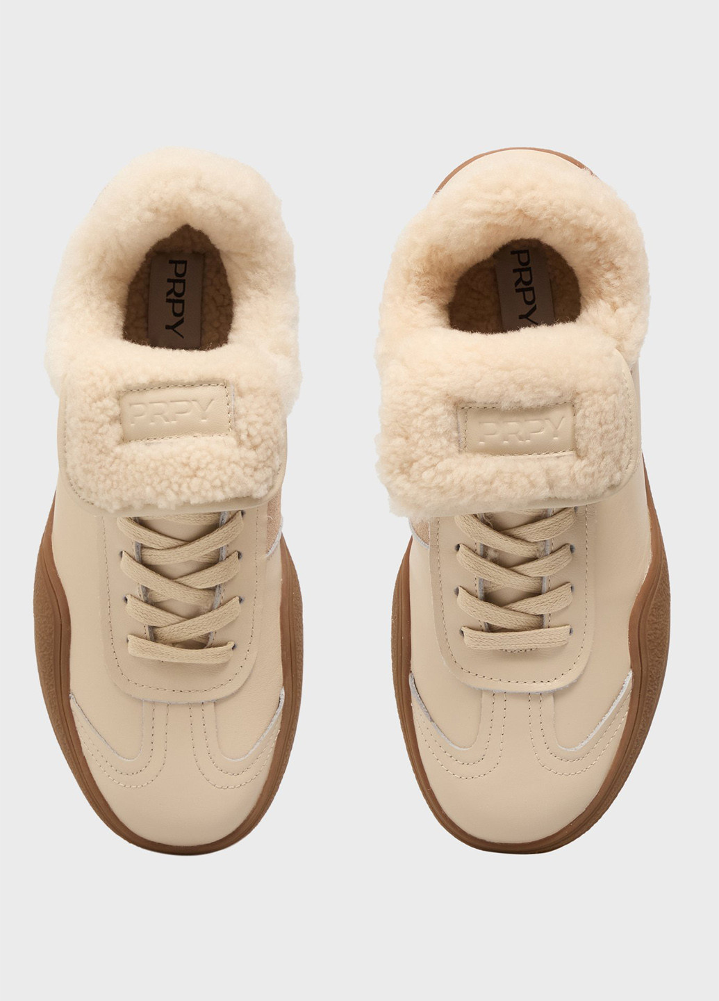 Светло-бежевые кеды PRPY