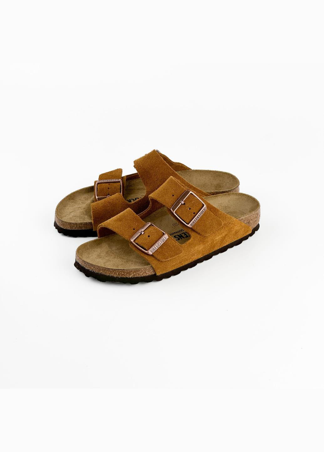 Коричневые шлепанцы 1027162 Birkenstock