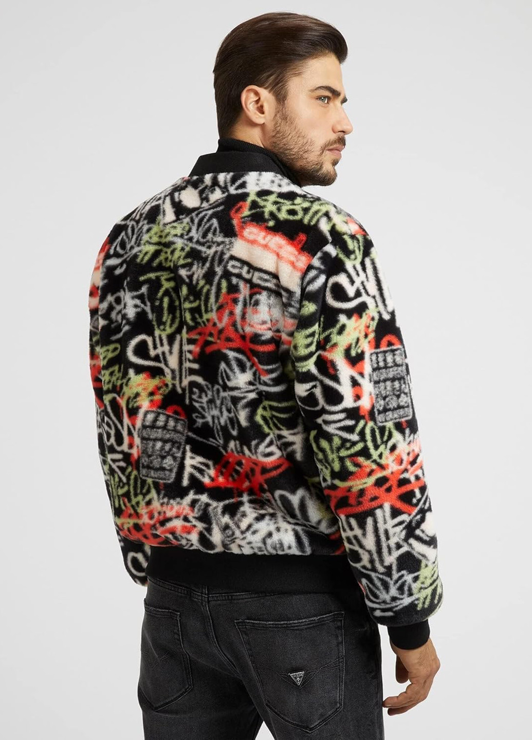 Бомбер Guess на молнии (307637019)