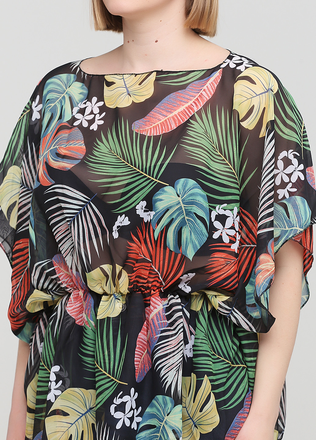 Комбинированная летняя блуза Fashion news