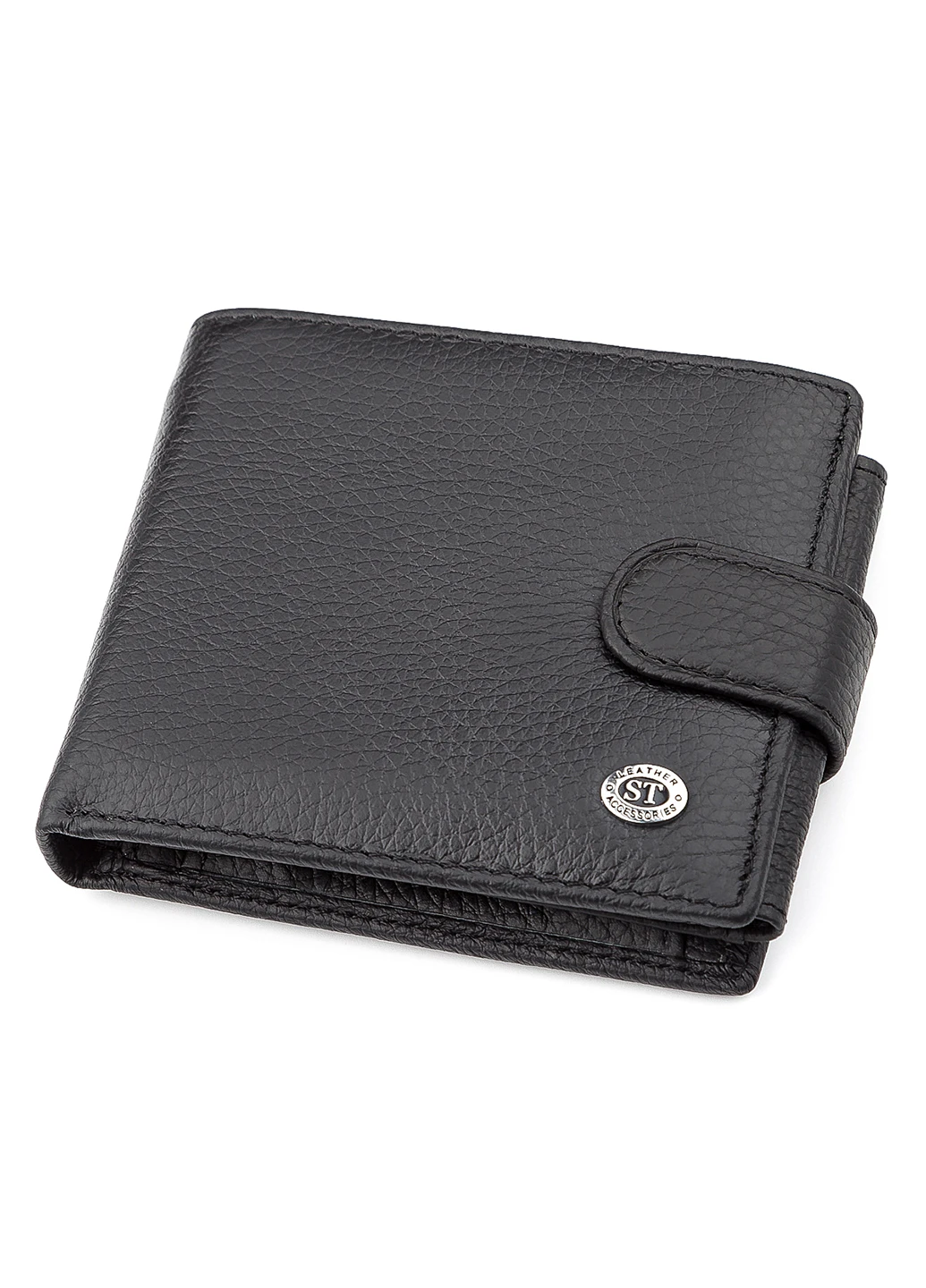 Чоловічий шкіряний гаманець 11,5х9,5х2,5 см st leather (252127691)