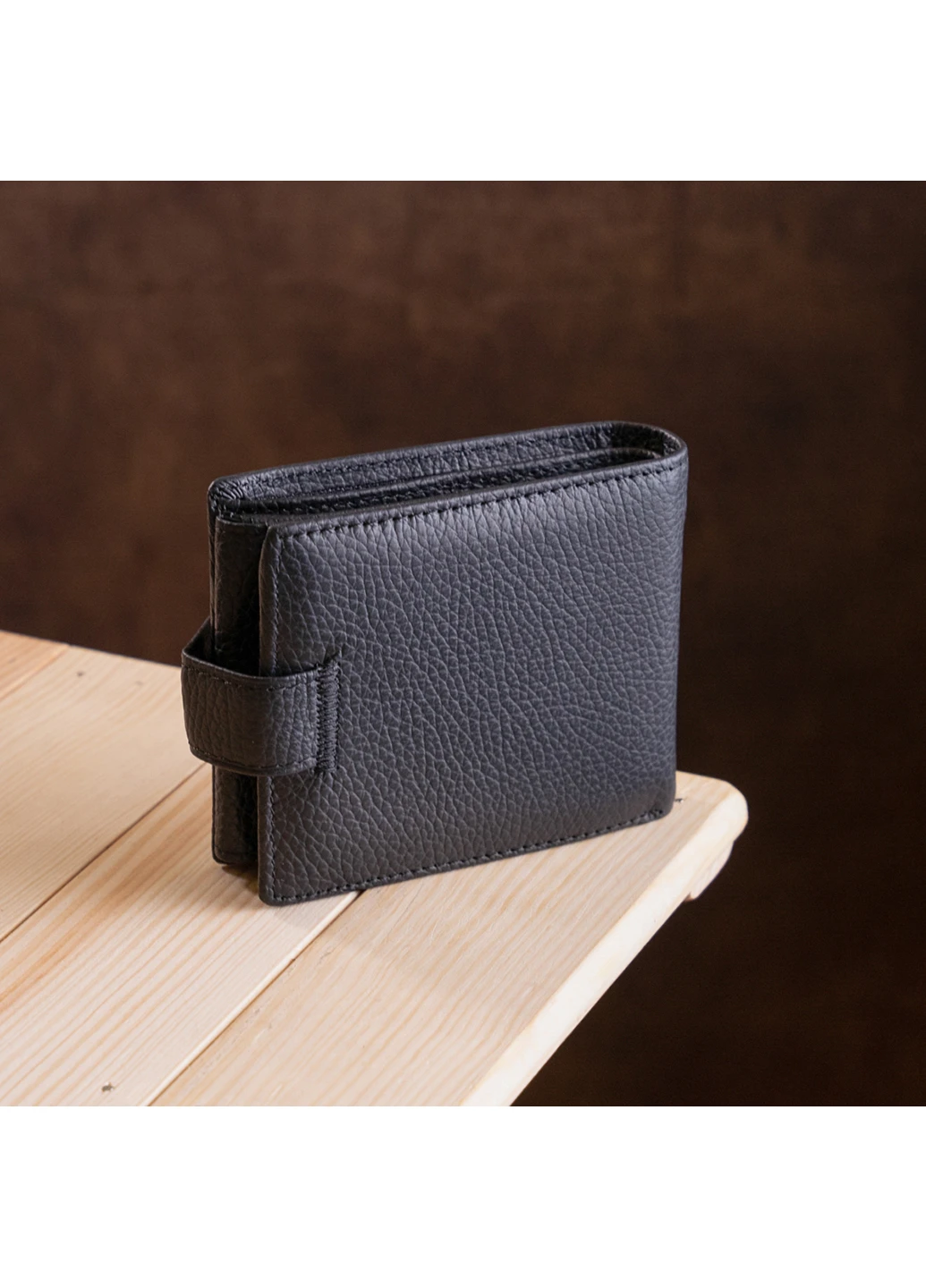 Чоловічий шкіряний гаманець 11,5х9,5х2,5 см st leather (252127691)