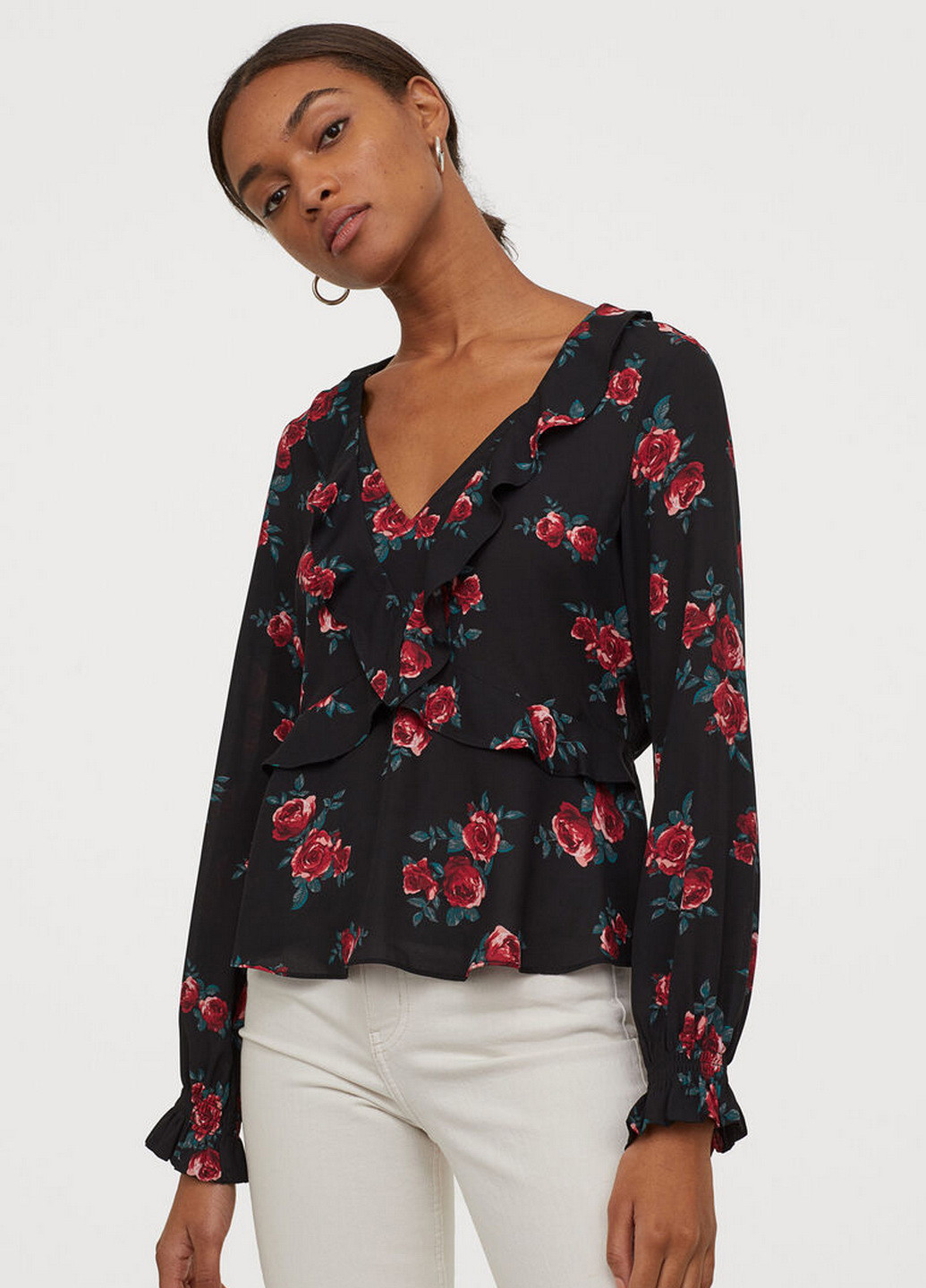 Чорна блуза H&M