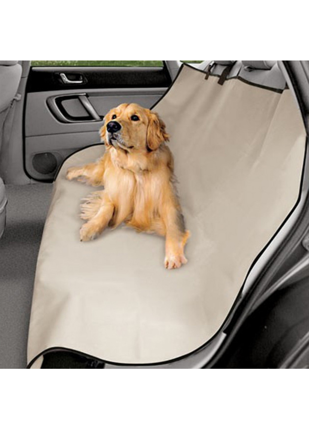 Захисний килимок в машину для собак PetZoom, килимок для тварин в автомобіль, чохол для перевезення Сірий Good Idea (251390632)