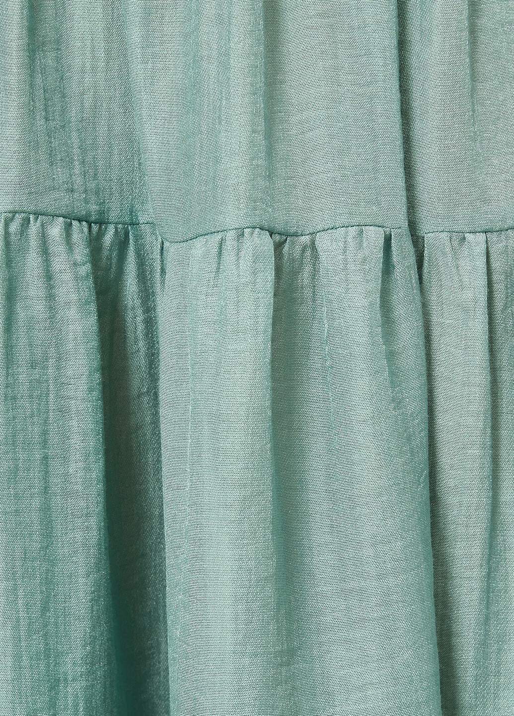 Мятная кэжуал однотонная юбка KOTON клешированная