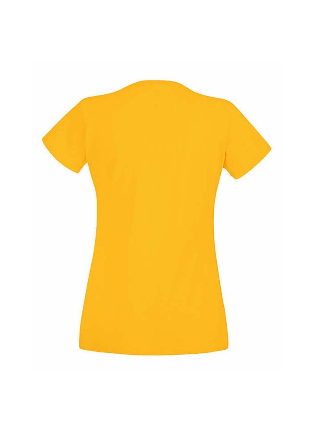 Желтая демисезон футболка Fruit of the Loom 061420034XXL