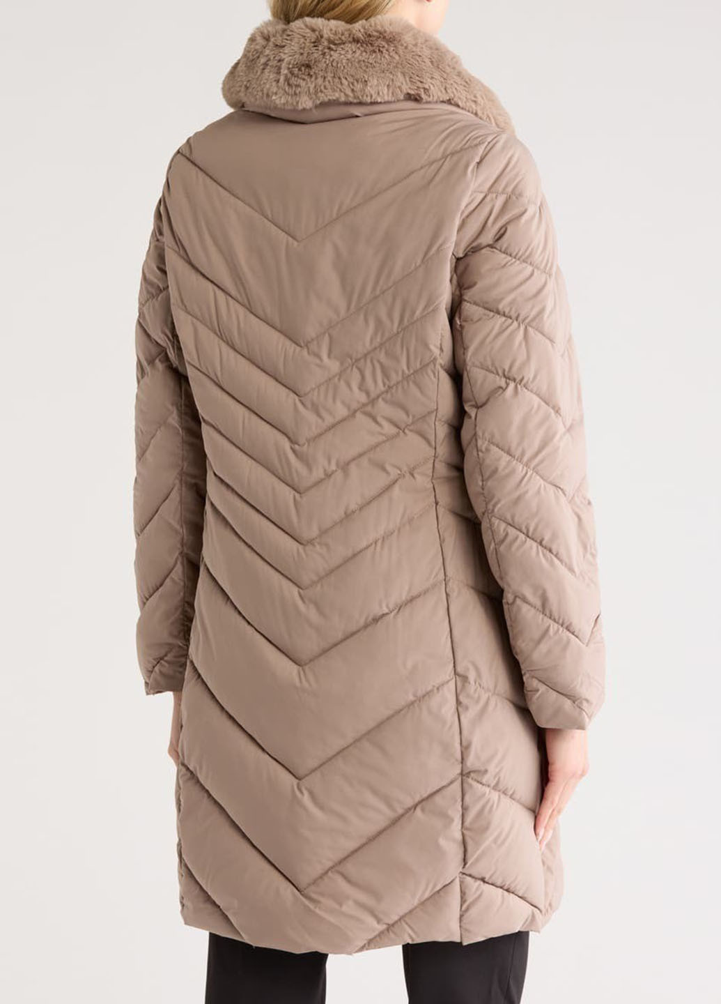 Бежевая демисезонная куртка куртка-пальто Michael Kors