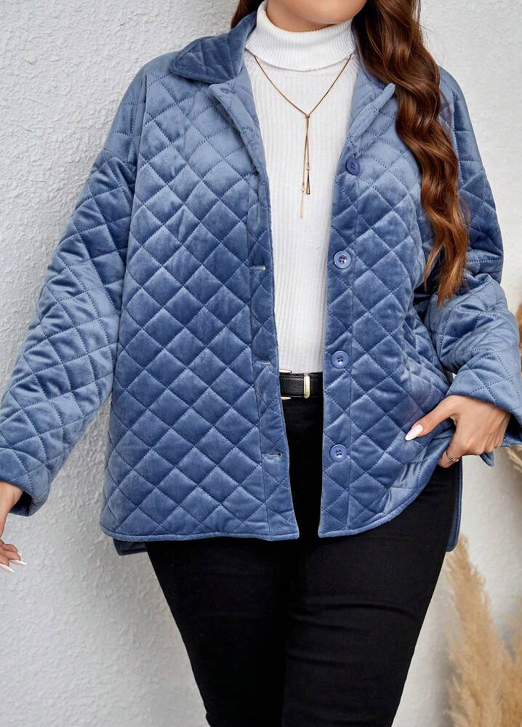 Синяя демисезонная куртка Emery Rose