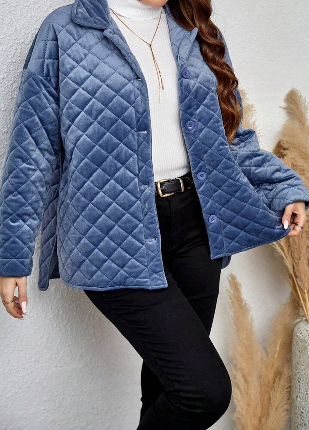 Синяя демисезонная куртка Emery Rose