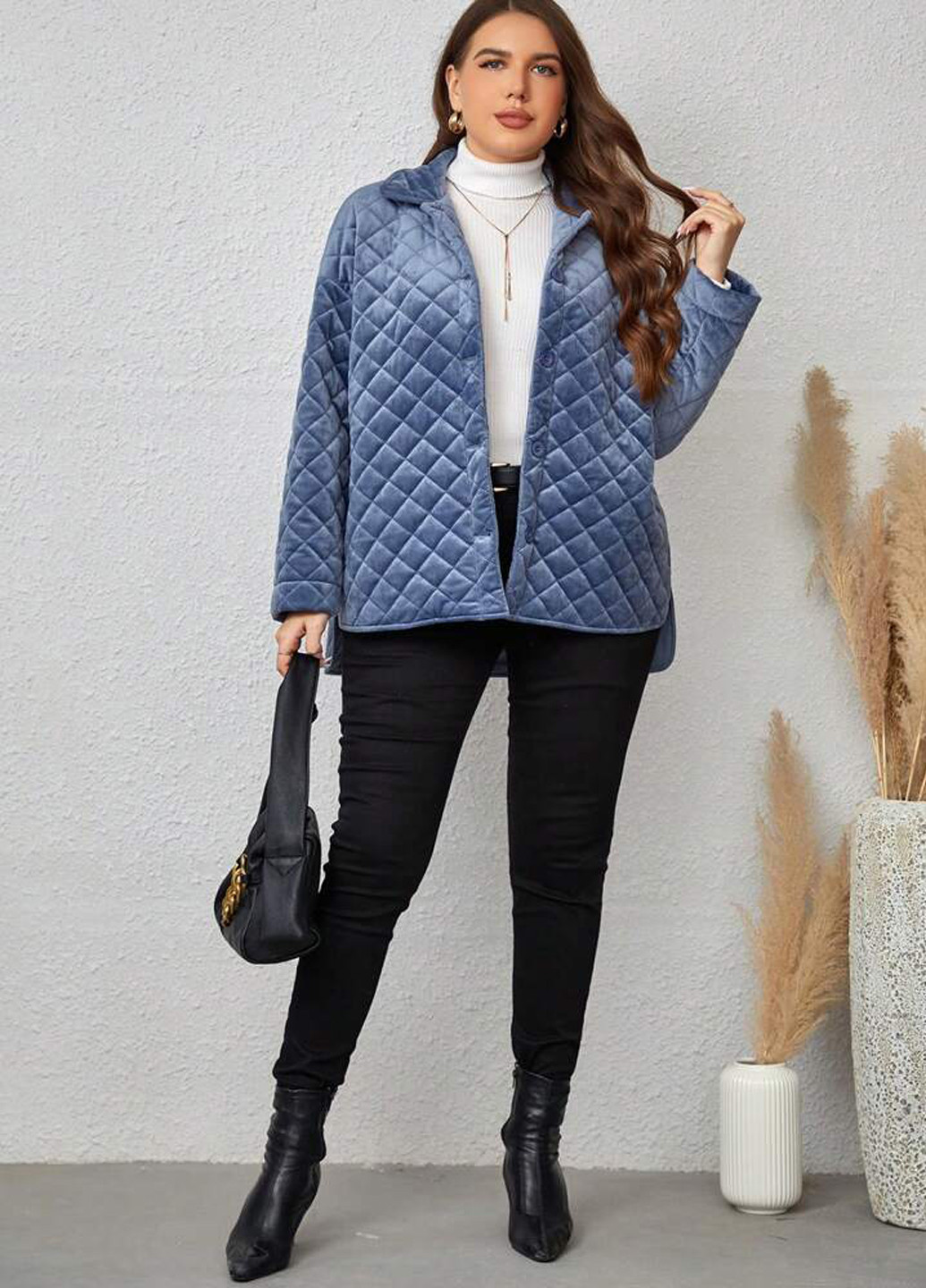 Синяя демисезонная куртка Emery Rose