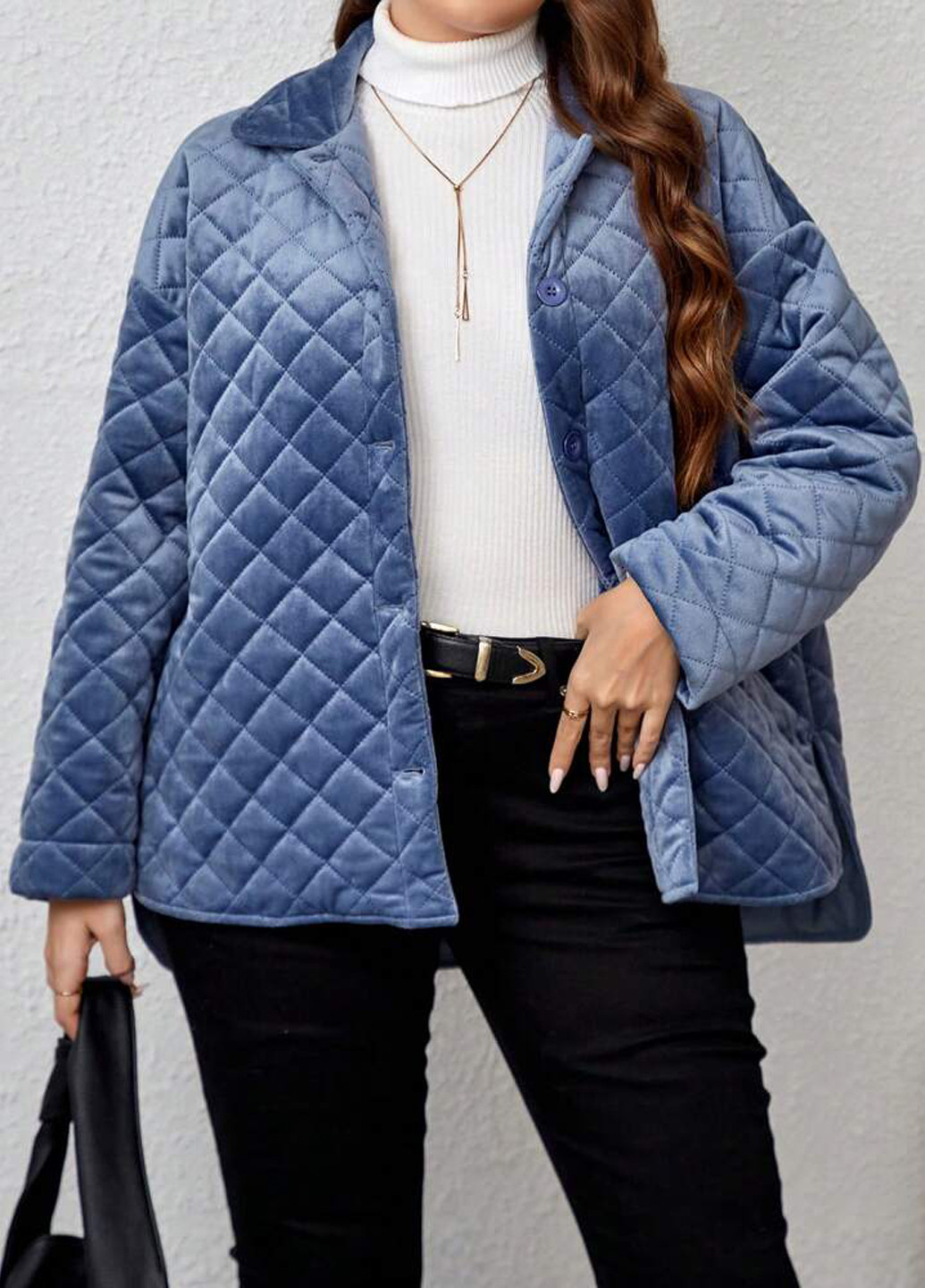 Синяя демисезонная куртка Emery Rose