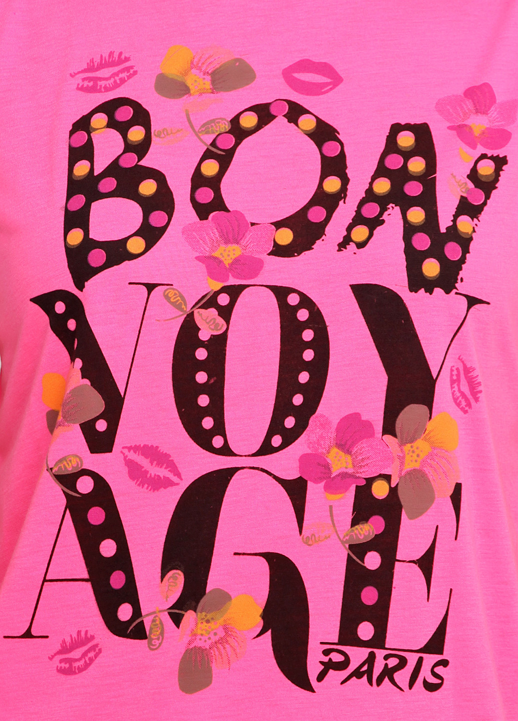 Кислотно-рожева літня футболка SEZ 10