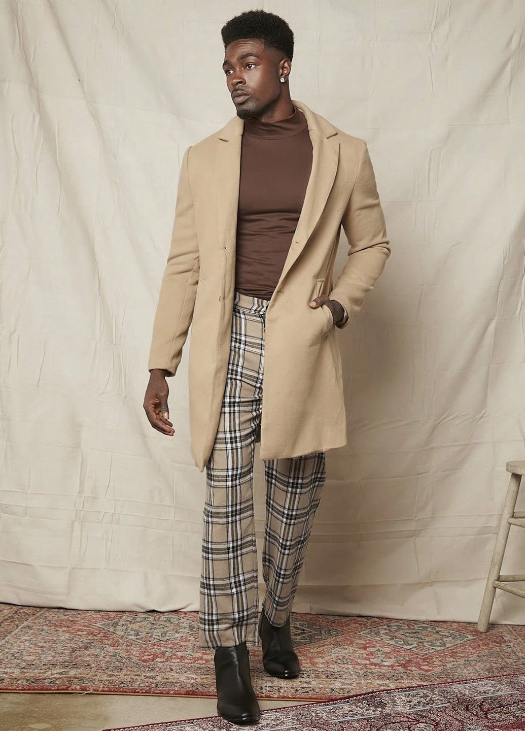 Плащ SHEIN тренчкот на гудзиках прямий (327827901)