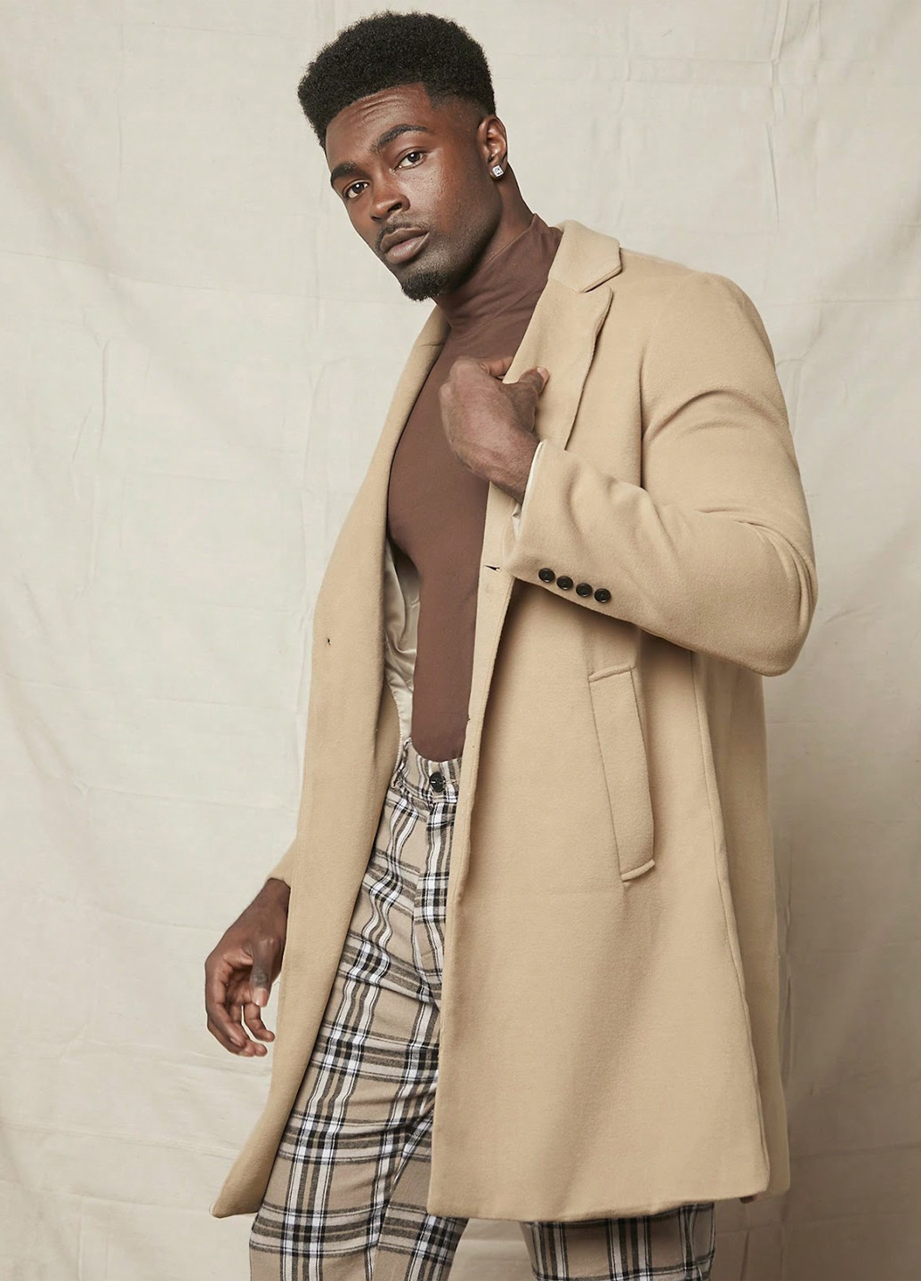 Плащ SHEIN тренчкот на гудзиках прямий (327827901)