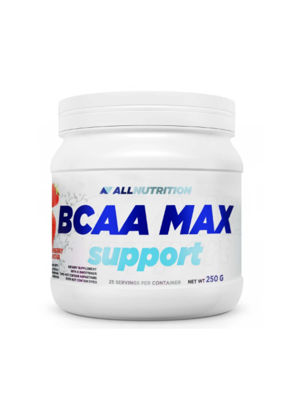 Амінокислоти для занять спортом BCAA Max Support - 250g Strawberry Allnutrition (254805174)