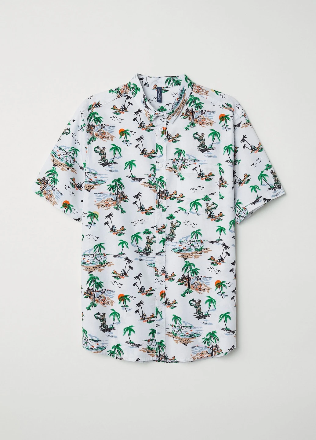 Белая рубашка H&M