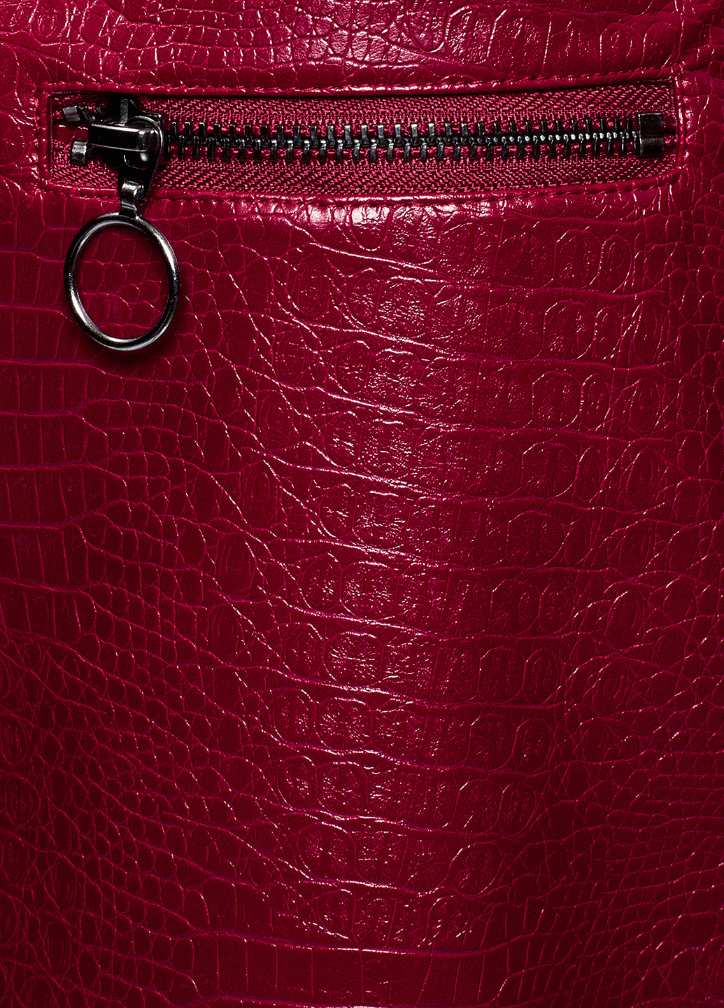 Светло-бордовая кэжуал однотонная юбка Oodji мини