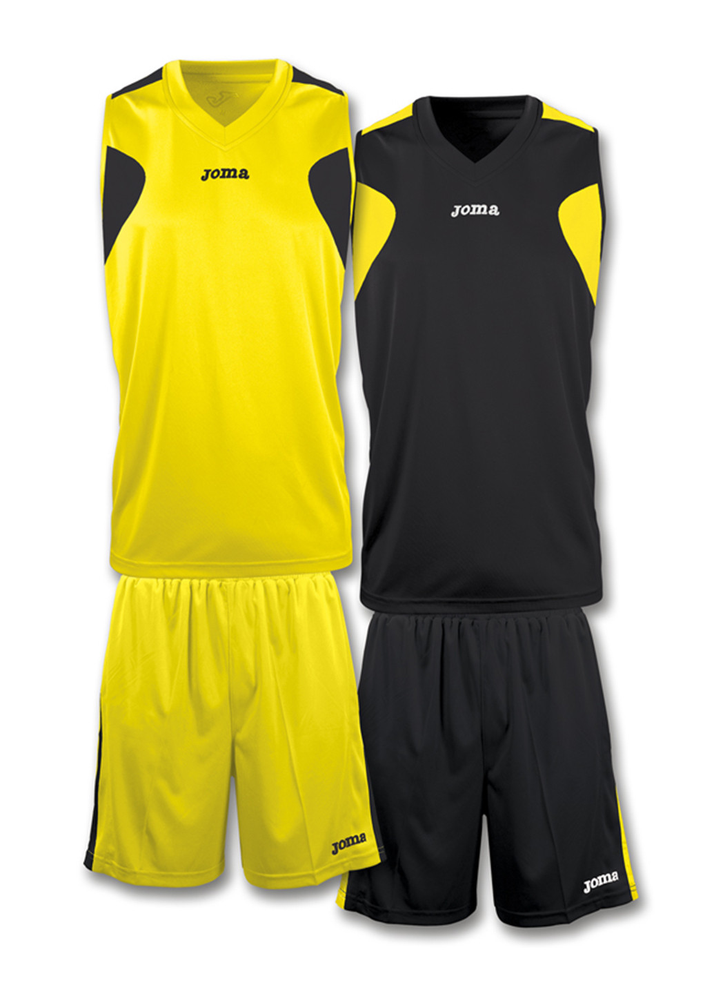 Желтый летний баскетбольная форма (футболка, шорты) Joma