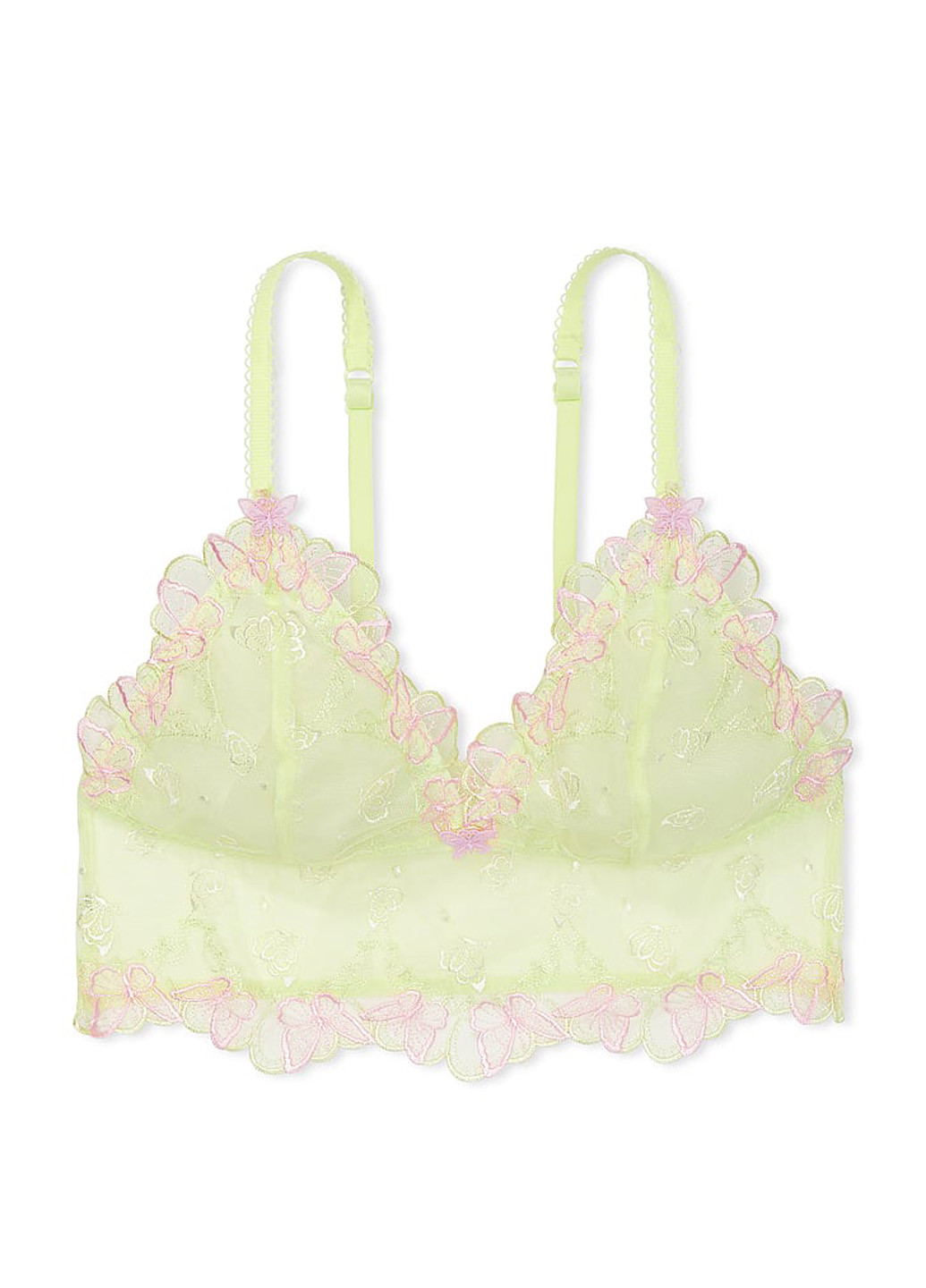 Салатовий демісезонний комплект (бюстгальтер, трусики) Victoria's Secret